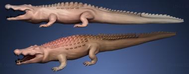 3D мадэль Атака алигатора (STL)